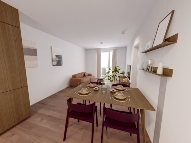 Wohnung zur Miete - Erstbezug 1.601 € 2 Zimmer 48 m² Buschkrugallee 64 Britz Berlin 12359