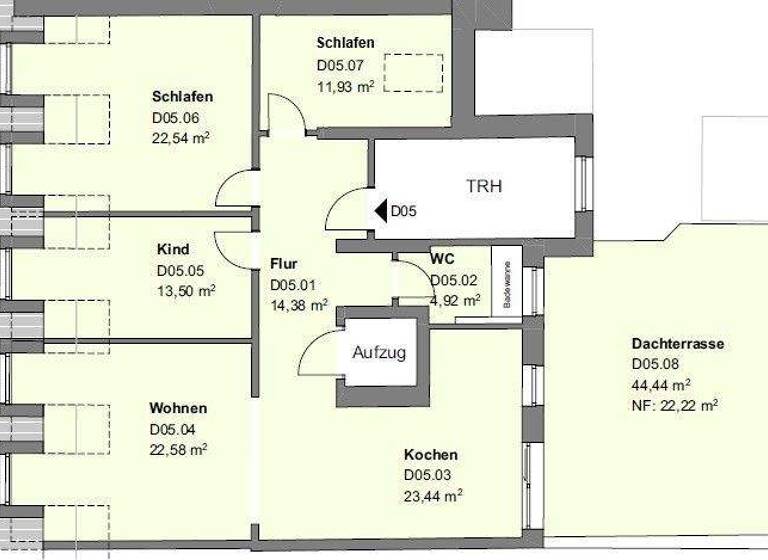 Wohnung zur Miete 2.145 € 4 Zimmer 135,5 m² 4. Geschoss Moningerstraße 11a Weststadt Karlsruhe 76135