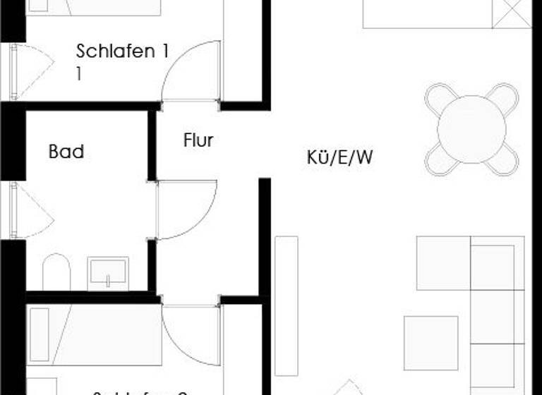 Wohnung zur Miete 710 € 3 Zimmer 68 m² 1. Geschoss frei ab 01.05.2026 Grubweg Passau 94034