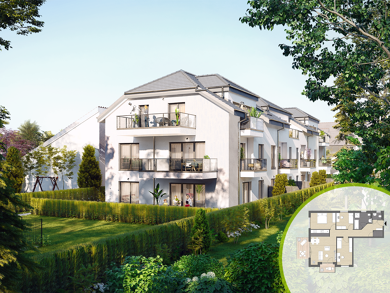 Wohnung zum Kauf - Erstbezug provisionsfrei 557.500 € 4 Zimmer 103 m² 1. Geschoss frei ab sofort Forsthausstraße 38 Mühlheim Mühlheim am Main 63165