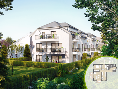 Wohnung zum Kauf - Erstbezug provisionsfrei 557.500 € 4 Zimmer 103 m² 1. Geschoss frei ab sofort Forsthausstraße 38 Mühlheim Mühlheim am Main 63165