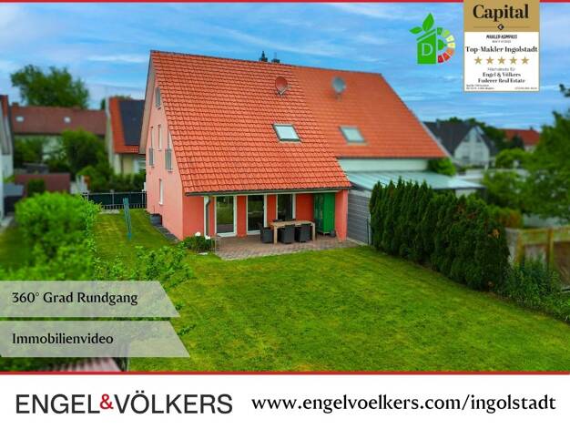 Doppelhaushälfte zum Kauf 650.000 € 4 Zimmer 129 m² 348 m² Grundstück Zuchering - Süd Ingolstadt 85051