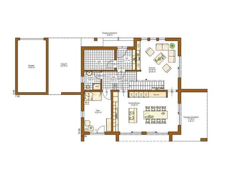 Villa zum Kauf 998.500 € 6 Zimmer 192 m² 825 m² Grundstück Rangsdorf 15834