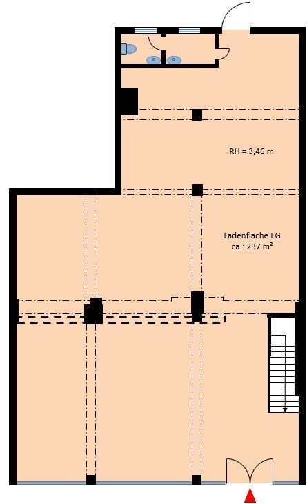 Ladenfläche zur Miete 12 € 237 m²<br/>Verkaufsfläche Rosenheim 83022