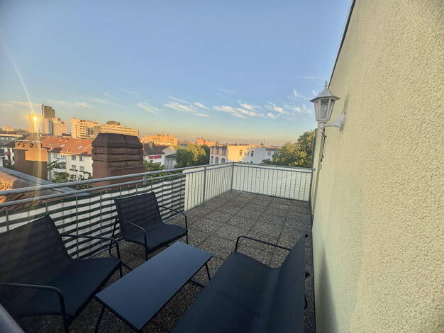 Penthouse zur Miete 997 € 1 Zimmer 57 m² frei ab sofort Bernardstraße 63 Offenbach am Main Offenbach am Main 63067
