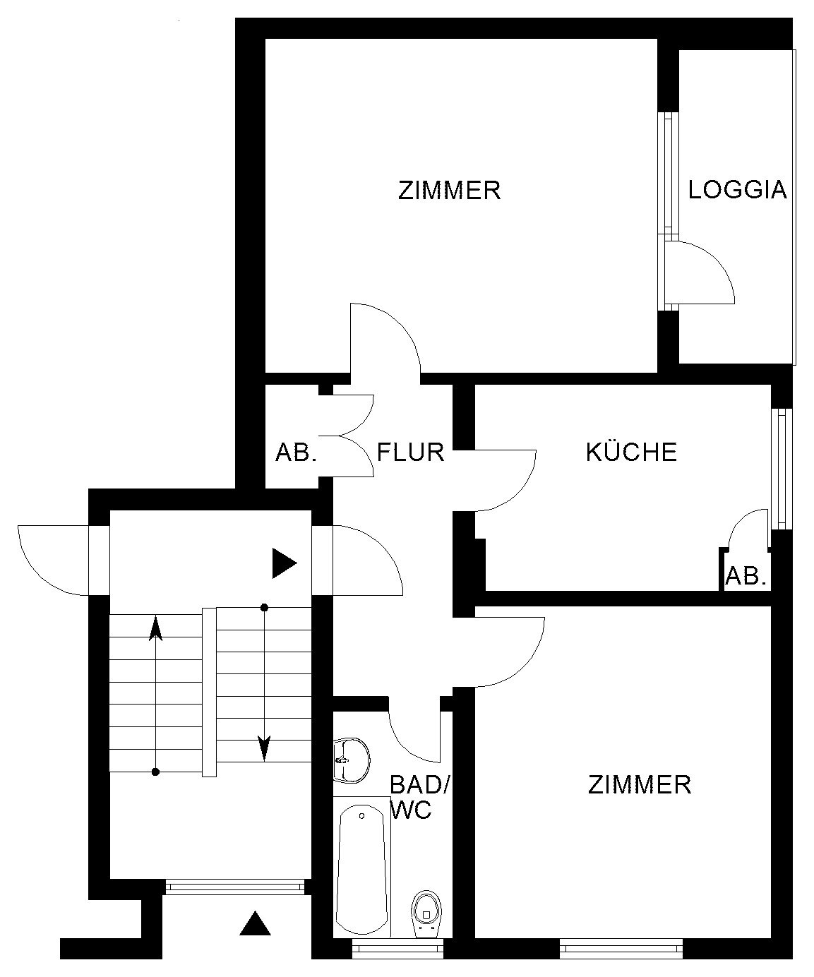 Wohnung zur Miete 381 € 2 Zimmer 53,3 m²<br/>Wohnfläche 3.<br/>Geschoss 01.05.2025<br/>Verfügbarkeit Schulenburgallee 32 Tiergartenbreite Wolfsburg 38448