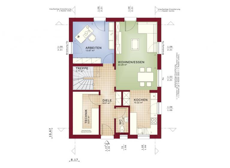 Einfamilienhaus zum Kauf provisionsfrei 807.863 € 5 Zimmer 142,1 m² 1.475 m² Grundstück Weiskirchen 66709