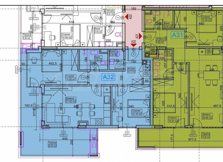 Studio zum Kauf 375.800 € 3 Zimmer 112,2 m² Sofia