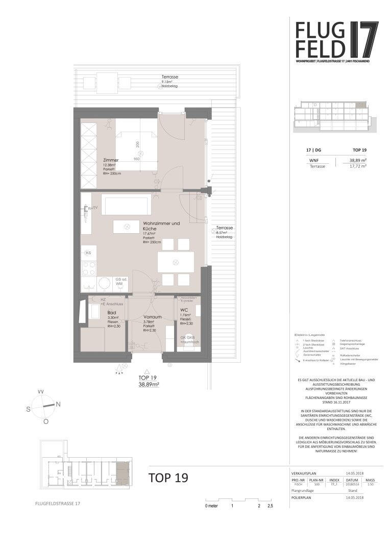 Wohnung zum Kauf 189.000 € 2 Zimmer 38,9 m²<br/>Wohnfläche 2.<br/>Geschoss Flugfeldstraße Fischamend 2401