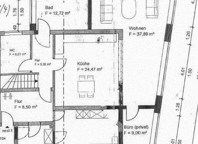 Wohnung zur Miete 1.100 € 3,5 Zimmer 149 m² frei ab sofort Dreye Weyhe 28844