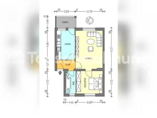 Wohnung zur Miete Tauschwohnung 389 € 2 Zimmer 49 m² 2. Geschoss Britz Berlin 12359