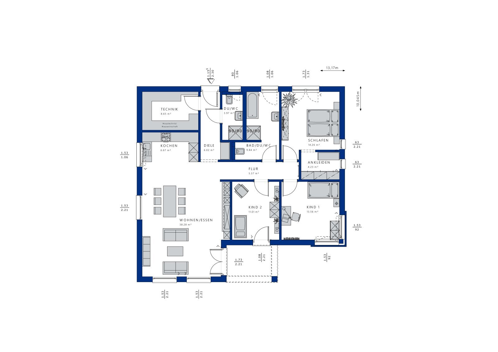 Bungalow zum Kauf 549.672 € 5 Zimmer 114 m²<br/>Wohnfläche 932 m²<br/>Grundstück Damm Schermbeck 46514