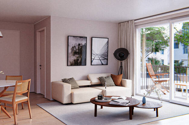 Wohnung zum Kauf - Neubau provisionsfrei 346.500 € 3 Zimmer 77 m² EG Kartunger Straße 16a+b Ortsgebiet Sinzheim 76547