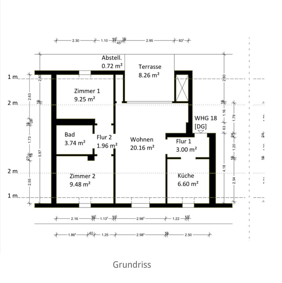 Wohnung zur Miete 950 € 3 Zimmer 46 m²<br/>Wohnfläche 4.<br/>Geschoss 01.12.2024<br/>Verfügbarkeit Hollerbornstraße 36 Kleinfeldchen Wiesbaden 65197