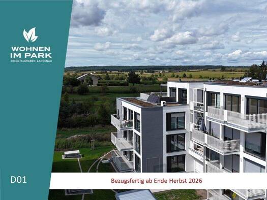 Wohnung zum Kauf - Neubau provisionsfrei 413.900 € 3 Zimmer 79,4 m² EG Am Simontalgraben 23 Langenau 89129
