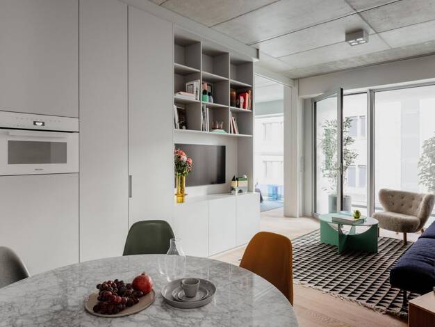 Studio zum Kauf - Neubau provisionsfrei 749.000 € 2 Zimmer 47,9 m² 4. Geschoss frei ab sofort Johannisstraße 13 Mitte Berlin 10117