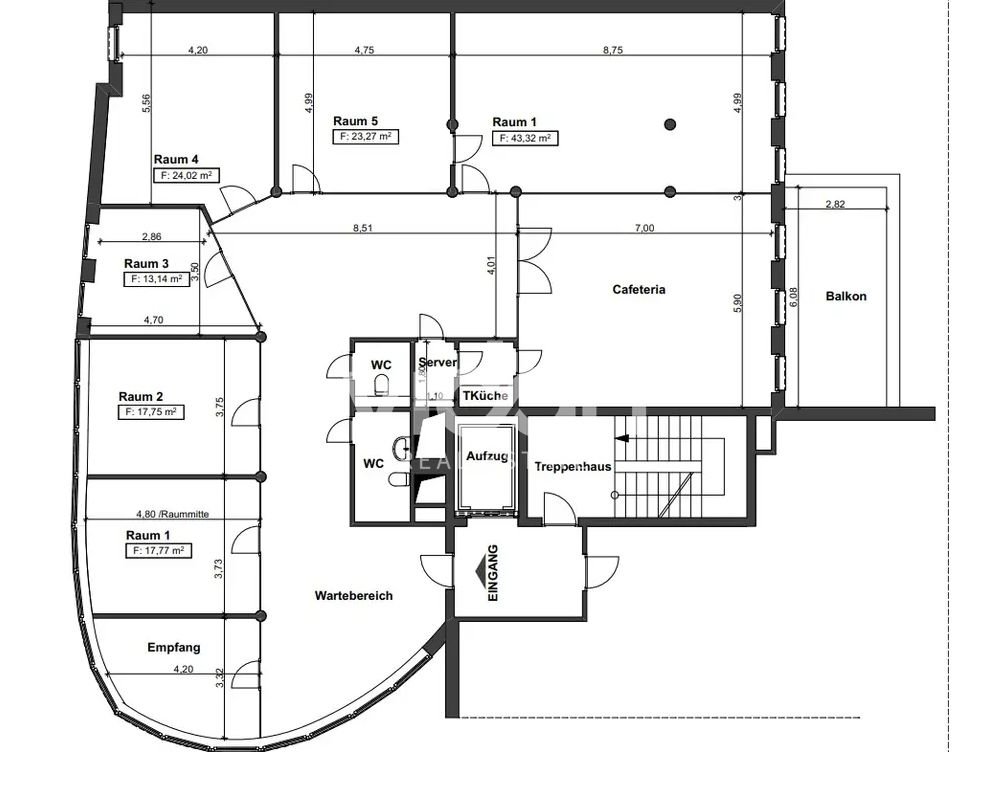 Bürofläche zur Miete 13,60 € 295 m²<br/>Bürofläche ab 295 m²<br/>Teilbarkeit Neustadt - Nord Köln 50670