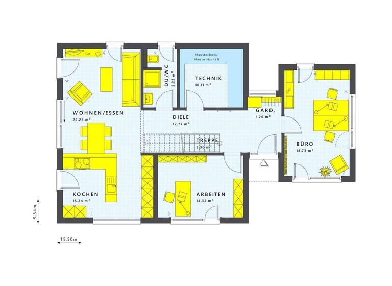 Einfamilienhaus zum Kauf 455.947 € 6 Zimmer 157 m² 504 m² Grundstück Lauterbach Lauterbach (Hessen) 36341