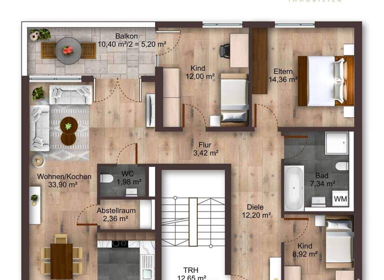 Wohnung zum Kauf 394.000 € 4 Zimmer 100 m² 2. Geschoss frei ab sofort Neuenbürg 75305