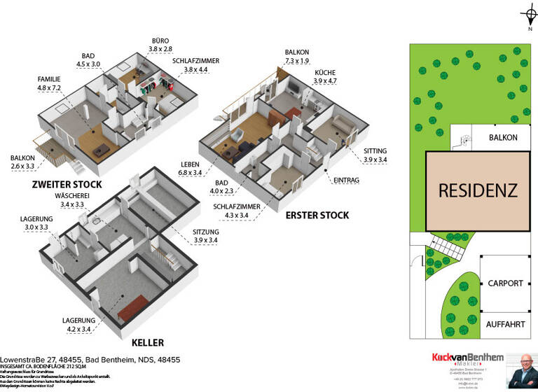Einfamilienhaus zum Kauf 325.000 € 7 Zimmer 135 m² 734 m² Grundstück Bad Bentheim 48455