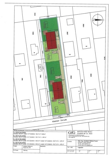 Grundstück zum Kauf 184.900 € 338 m² Grundstück Kösliner Straße Rahlstedt Hamburg 22147