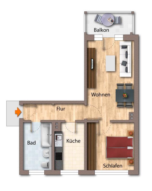 Wohnung zur Miete 350 € 2 Zimmer 55 m²<br/>Wohnfläche EG<br/>Geschoss 01.05.2025<br/>Verfügbarkeit Mehltheuersche Straße 4 a Bernsgrün Zeulenroda-Triebes 07937