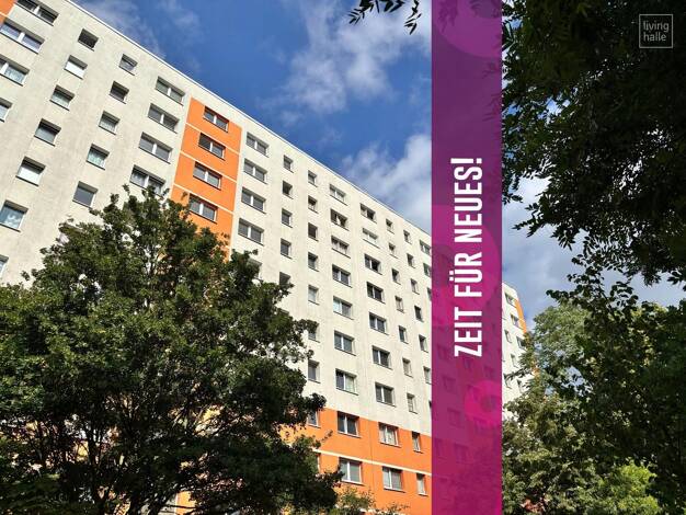 Wohnung zur Miete 400 € 2 Zimmer 46,3 m² 8. Geschoss Lise-Meitner-Straße 19 Nördliche Neustadt West 06122