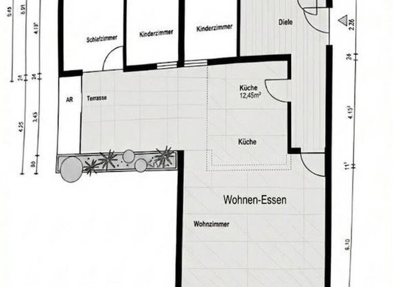 Terrassenwohnung zum Kauf provisionsfrei 569.000 € 4 Zimmer 128 m² 3. Geschoss Bad Dürkheim 67098