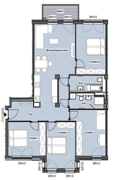 Wohnung zur Miete 1.630 € 5 Zimmer 118,4 m²<br/>Wohnfläche 4.<br/>Geschoss 01.02.2025<br/>Verfügbarkeit Jahnstraße 4 Wilsdruffer Vorstadt (Ostra-Allee) Dresden-Wilsdruffer Vorstadt 01067