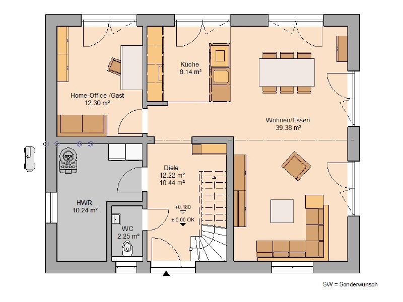 Einfamilienhaus zum Kauf provisionsfrei 442.900 € 5 Zimmer 143 m²<br/>Wohnfläche 815 m²<br/>Grundstück Reinsdorf Reinsdorf 08141