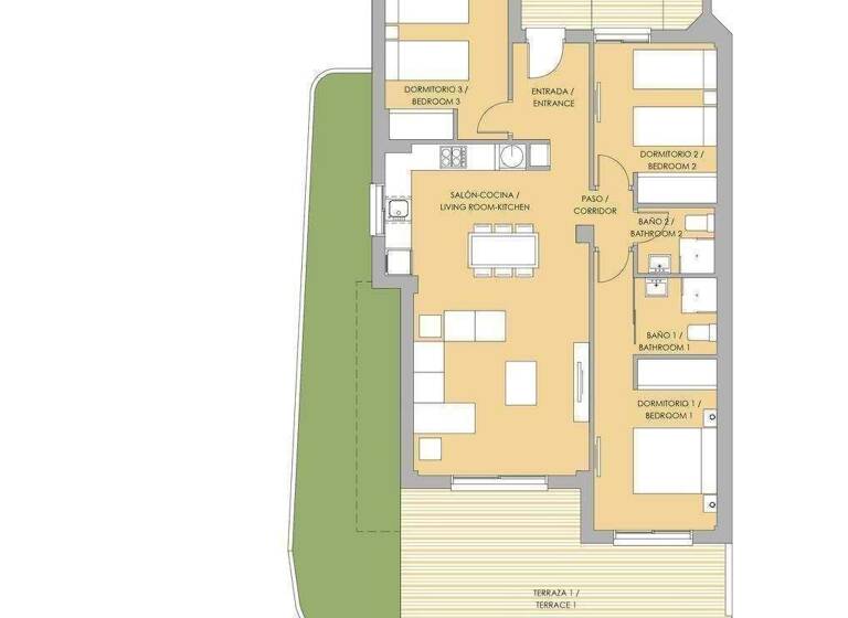 Terrassenwohnung zum Kauf provisionsfrei 279.900 € 4 Zimmer 90 m² Calle Pomelero Orihuela 03319