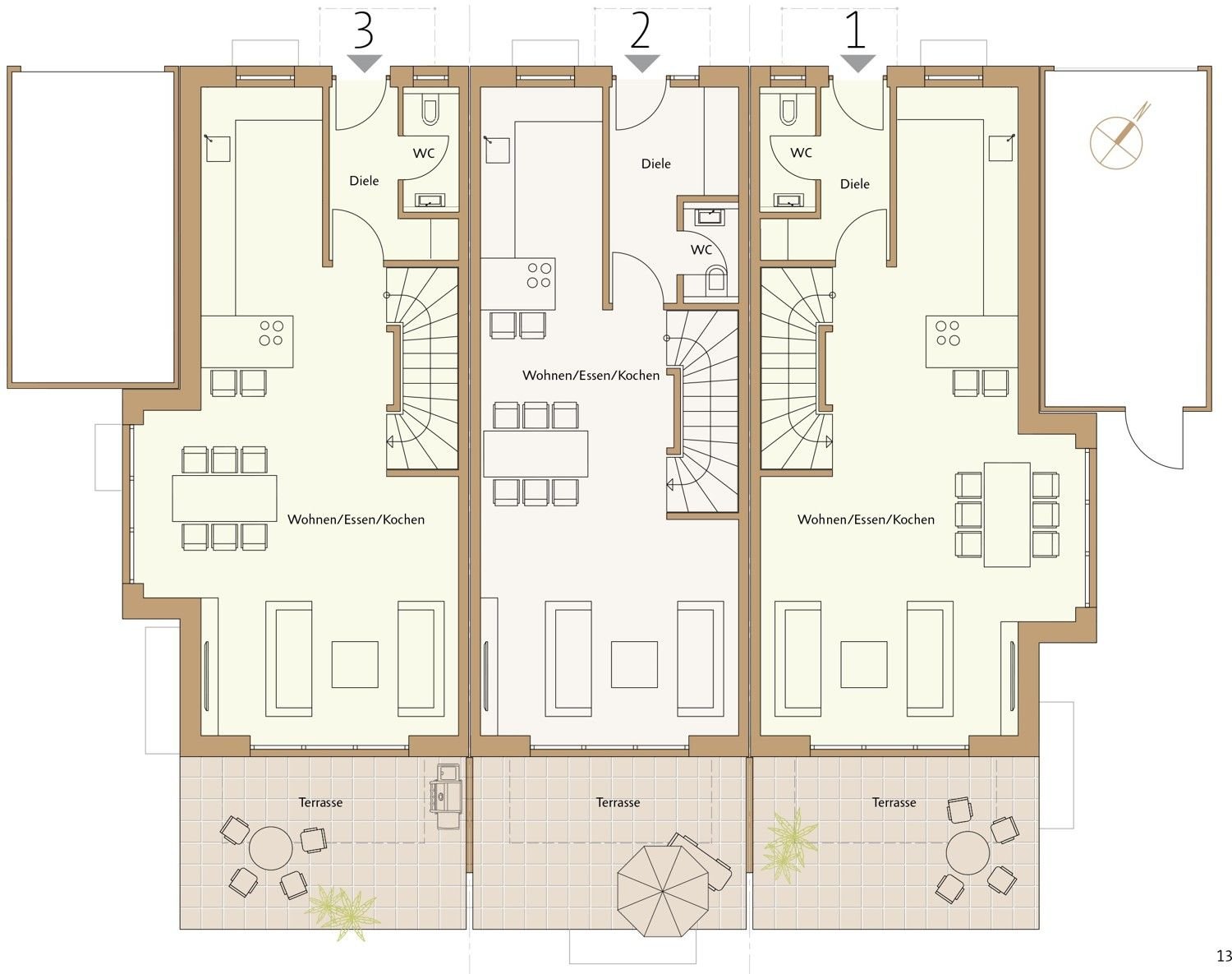 Reihenendhaus zum Kauf provisionsfrei 1.554.000 € 6,5 Zimmer 154 m²<br/>Wohnfläche 273 m²<br/>Grundstück Neuhadern München 81375