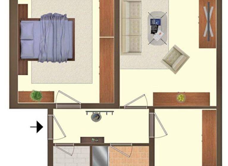 Wohnung zur Miete 370 € 3 Zimmer 59,6 m² 1. Geschoss frei ab 01.05.2026 Maienweg 42 Tinz Gera 07546