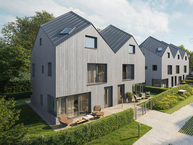 Doppelhaushälfte zum Kauf - Erstbezug provisionsfrei 1.329.900 € 5 Zimmer 115,2 m² 139,2 m² Grundstück Moosach München 80993