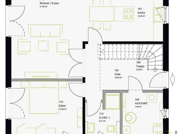 Einfamilienhaus zum Kauf - Erstbezug provisionsfrei 256.449 € 6 Zimmer 146 m² 418 m² Grundstück Siersdorf Aldenhoven 52457
