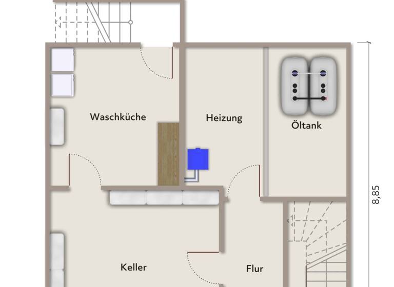 Doppelhaushälfte zum Kauf 199.000 € 6 Zimmer 133,7 m²<br/>Wohnfläche 348 m²<br/>Grundstück Eschelbach Montabaur 56410