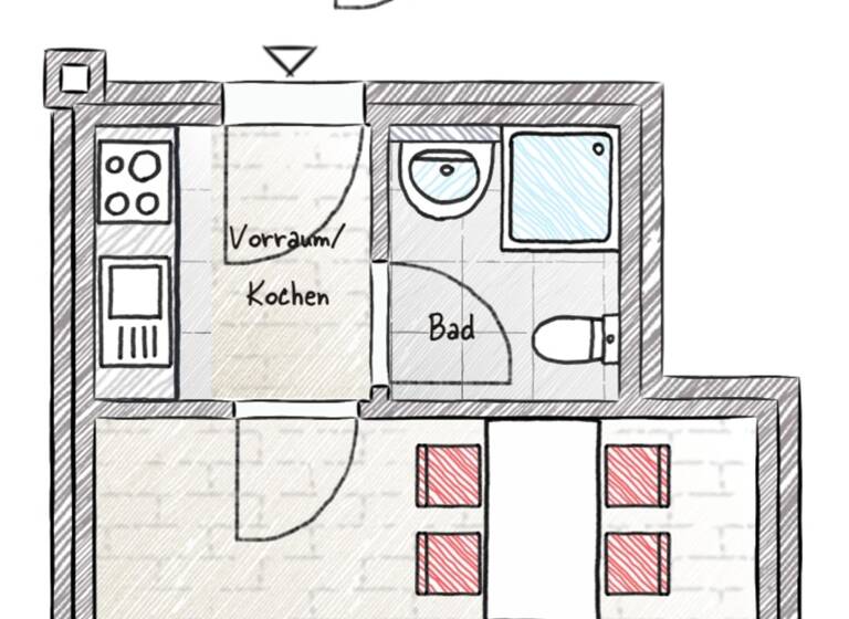 Wohnung zum Kauf 160.000 € 1 Zimmer 33 m²<br/>Wohnfläche City Bayreuth 95445