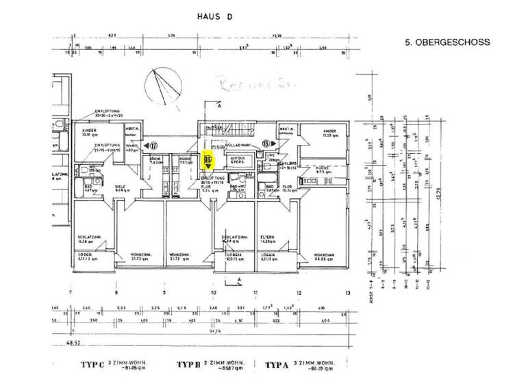 Wohnung zum Kauf 180.000 € 2 Zimmer 56,9 m² 5. Geschoss Sandhausen 69207