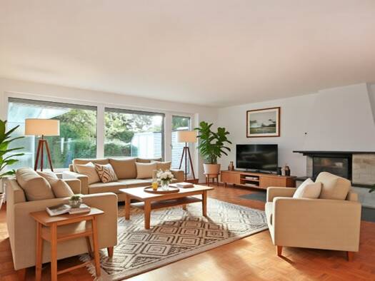 Doppelhaushälfte zur Miete 3.700 € 6 Zimmer 203 m² 671 m² Grundstück frei ab 01.05.2026 Binsenkoppel 16 Wellingsbüttel Hamburg 22391