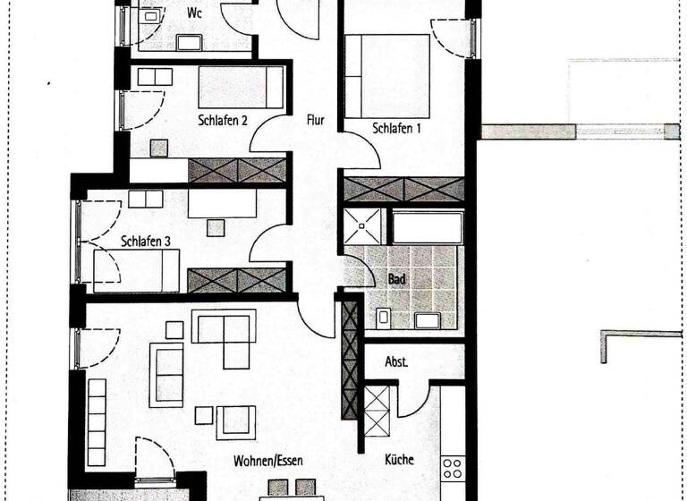 Wohnung zum Kauf 429.000 € 4 Zimmer 106 m² frei ab 01.04.2026 Hilden 40721