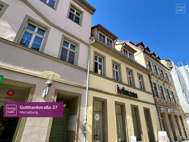 Wohnung zur Miete 450 € 3 Zimmer 82,5 m² 2. Geschoss Gotthardstraße 27 Merseburg Merseburg 06217