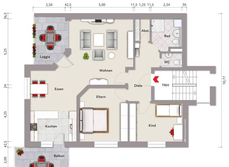 Wohnung zum Kauf - Erstbezug provisionsfrei 451.300 € 3,5 Zimmer 104,5 m² frei ab sofort Neuhausen Engen 78234