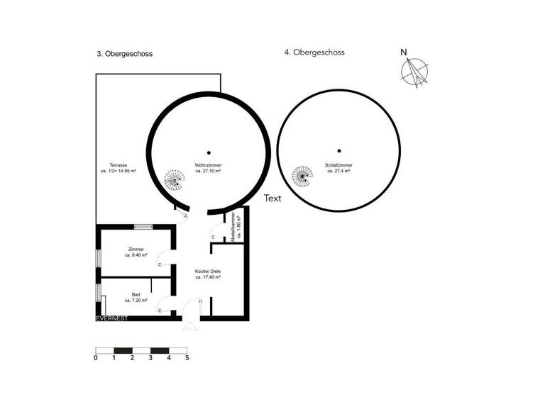 Wohnung zum Kauf 549.000 € 3 Zimmer 105 m² 3. Geschoss Zehlendorf Berlin 14163
