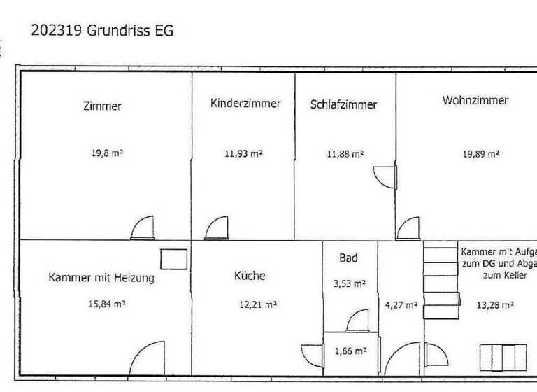 Doppelhaushälfte zum Kauf 79.000 € 4 Zimmer 85 m² 2.000 m² Grundstück Goddin Ivenack 17153