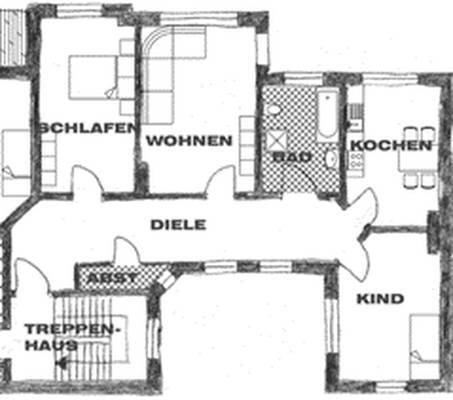 Wohnung zur Miete 700 € 3 Zimmer 89,5 m²<br/>Wohnfläche ab sofort<br/>Verfügbarkeit Charlottenstraße Eisenach Eisenach 99817