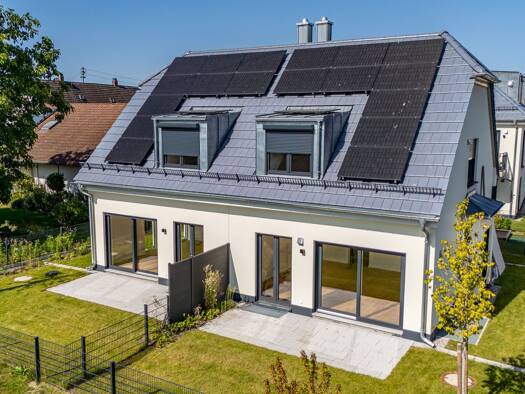 Doppelhaushälfte zum Kauf - Erstbezug provisionsfrei 1.170.000 € 4 Zimmer 104,1 m² 165 m² Grundstück frei ab sofort Blumenstraße 16 Karlsfeld 85757