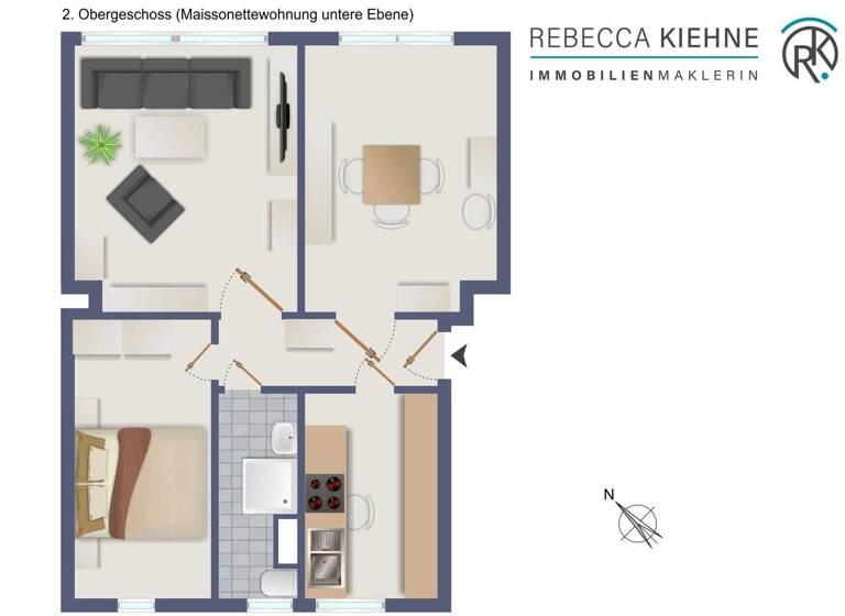 Wohnung zum Kauf 49.000 € 5 Zimmer 84,8 m² 2. Geschoss Friedeburg Gerbstedt 06347