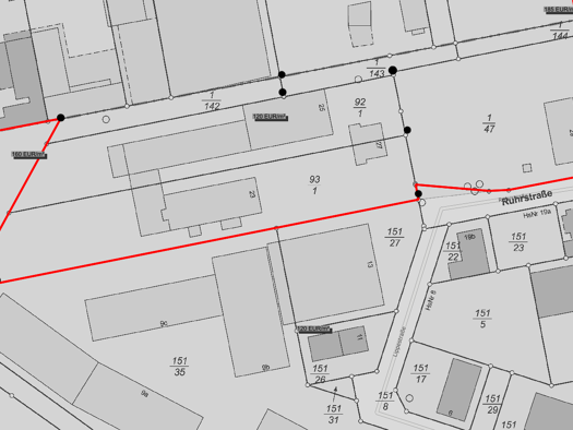 Gewerbegrundstück zum Kauf 614.500 € 7.421 m² Grundstück Ruhrstraße 23, 25, 27 Hanau 63452