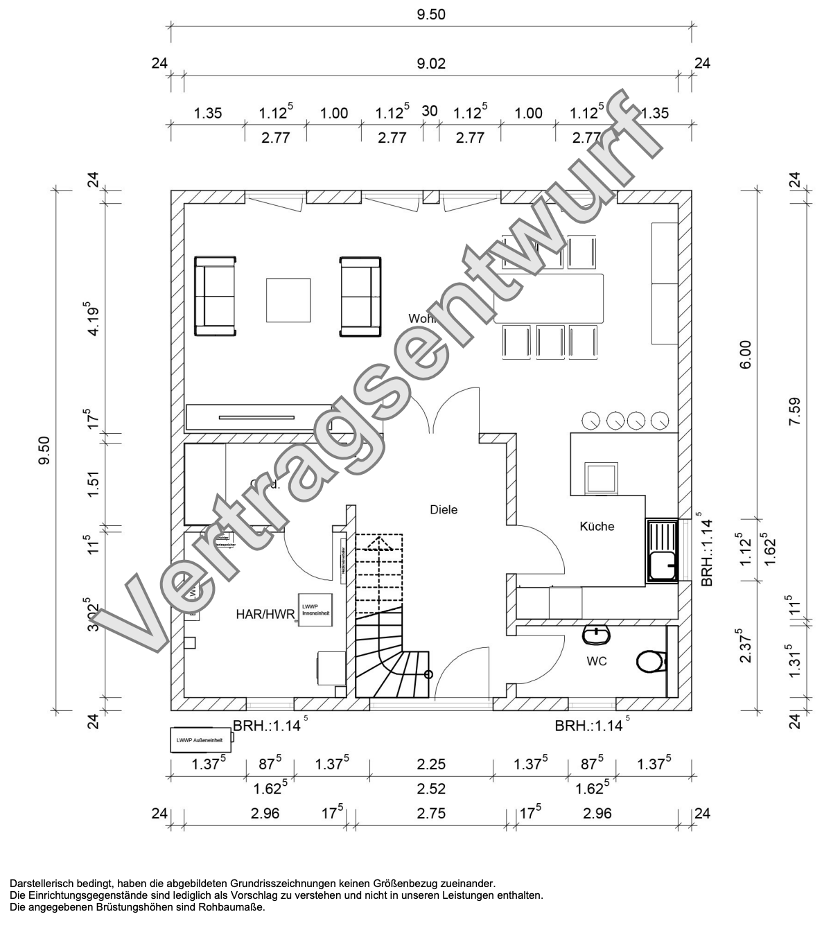 Immobilie in Bad Berneck im Fichtelgebirge - Stadtvilla von Town & Country mit 2 Vollgeschossen – ca. 150 m² NF auf 959 m² Grundstück (MU, erschlossen) - Bild 4