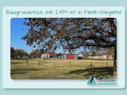 Grundstück zum Kauf 75.000 € 2.439 m² Grundstück Baugenehmigung vorhanden frei ab sofort Querweg 2 Flieth-Stegelitz 17268